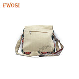 Hemp Messenger Bag - Eco-Friendly Stylish Tote for Everyday Use - FWOSI