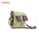 Hemp Messenger Bag - Eco-Friendly Stylish Tote for Everyday Use