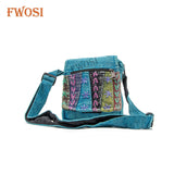 Hemp Messenger Bag - Hemp Hippie Shoulder Messenger Bag for Eco-Friendly Style