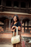 Hemp Shoulder Bag - Eco-Friendly Large Tote for Everyday Use - FWOSI