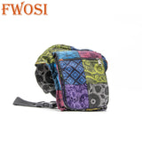 Himalayan Hemp Fanny Pack - fwosi Patchwork Hippie Style - FWOSI