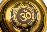 Himalayan Tibetan Singing Bowl Set | Om Chanting Mantra Engraving Spirituality Meditation Bowl | Mindfulness Bell Sound Bowl for Healing - FWOSI