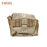 Unisex Hemp Hippie Messenger Bag -FWOSI