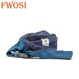 Hemp Travel Fanny Pack Sling Bag - FWOSI