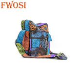 Cotton Patchwork Shoulder Bag -FWOSI