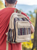 Hemp Laptop Backpack Everyday Bag - FWOSI