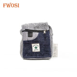 Grey Hemp Side Shoulder Bag -FWOSI