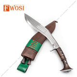 Traditional Gurkha Kukri Knife | 16 Inches 5 Chira Knife Hunting Fixed Blade - Handmade Khukuri Knife - FWOSI