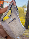 Organic Hemp Shoulder Bag - FWOSI