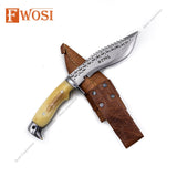 Hand Forged Kukri Knife | 5 Inch Eagle Dragon Khukuri Blade - Rust Free Hunting Survival Tactical Knife - FWOSI