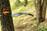 Gurkha Using Survival Blade | Traditional Gurkha Kukri - Hunting Camping Plant cutting Farmer's Knife - Nepalese Knife - FWOSI