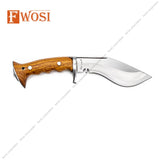 Full Tang Hand Forged Kukri Knife | 6 Inch Blade Iraqui  Khukuri Handmade Knife - Camping Hunting Plant Cutting Knives - FWOSI