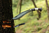 Gurkha Using Hunting Kukri Knife | Full Tang kukri knife with sheath | Sharp Forest Knives For Hunting And Camping, kukri,sword manufacturer - FWOSI