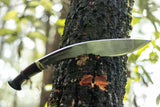 Gurkha Using Survival Blade | Traditional Gurkha Kukri - Hunting Camping Plant cutting Farmer's Knife - Nepalese Knife - FWOSI