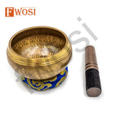 5 Inch Mantra Engraving Tibetan Singing Bowl Mallet | Antique Meditation Ring Healing Sound Bowl | Offering Bowl | Mindfulness Gift