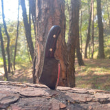 4 Inch Small Pocket Machete knife | Hand forged Fixed blade | Hunting kukri knife | Ready to use blade | Christmas Gift - Fwosi Corporation - FWOSI