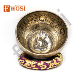 10 Inch Buddha Art Tibetan Singing Bowl Set