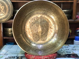 21 Inch Antique Tibetan Singing Bowl with Mallet | Meditation Bowl