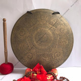 16 Inch Conch Shell Carving Gong | Beautiful Meditation bowl