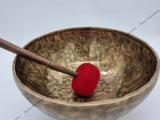 13 Inch Antique Tibetan Singing Bowl with Mallet | Meditation Bowl