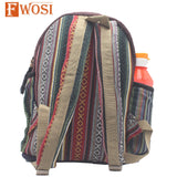 Unisex Hemp Hippie Backpack Everyday Bag - FWOSI