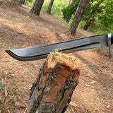 15 Inch Handmade Carbon Steel Hunting Knife | Carbon Steel Knife | Hunting Knife | Hand-Forged Knife | Hunting Knife Gift - FWOSI