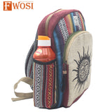 Om Hemp Hippie Backpack Everyday Bag -FWOSI