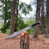 18 Inch Hand forged Machete, Survival Tool