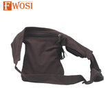 Black Cotton Fanny Pack - FWOSI