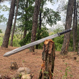 27 inches Blade Greek Achilles Sword, Tempered Leaf spring of Truck