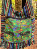 Cannabis Print Crossbody Bag-FWOSI