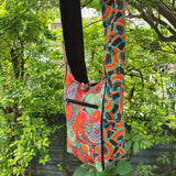 Screen Print Shoulder Crossbody Bag