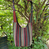 Screen Print Boho Shoulder Bag