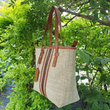 Hemp Leather Linen Women Handbag - FWOSI