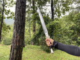 18 inches Blade Viking sword, Handmade Replica sword, Balance water tempered, Gladius Style Sword, Premium Leather Sheath