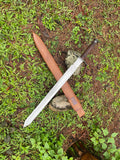 24 inch Viking Sword, Hand Forged Replica Sword, accept custom order, Survival Sword, Tactical Knife