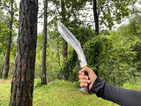 Gurkha Using Hunting Kukri Knife | Full Tang kukri knife with sheath