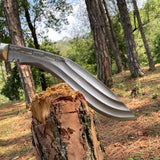 13.5 Inch Kukri Knife, carving kukri, Handmade In Nepal , Hand Forged Knife, 5160 hardness carbon steeel Ready to use kukri knife