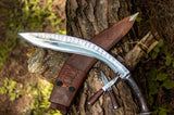 15 inches Salyani Kukri Knife | Historic Handmad Full Tang Khukuri | Handcrafted in nepal | Survival kukri blade | Balanced Water Tempered |