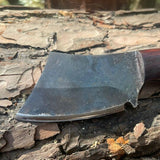 4" Hand Forged Custom Pocket Knife, Handmade Knife, Leather Knife Sheath, Hunting Knife, Survival Tool, Truck Leaf Spring, Christmas Gifts