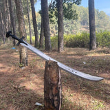 26 Inch Hand forged Viking sword, Heavy sword, Master sword, Leaf spring, Razor sharp, Ready to use, Functional Viking Sword