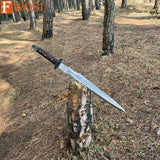 Xiphos Viking Sword | Viking knife | 20 Inch Survival Mommy Hero Sword, Tactical blade | Traditional Handmade Sword Blade | Full tang sword