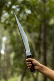 13 Inch Seax knife| Machete Balance oil tempered Knife | Ready to use hand forged knives/Knife | Fixed blade Full Tang Knife