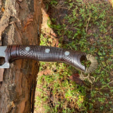 15.5 Inch Seax knife, cleaver machete