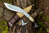 10 Inches Sirupate Bone Wood Kukri | Gurkha Khukuri Hand-forged Knife