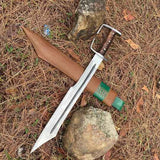 Long Viking Machete - Handmade Custom Survival Knife for Outdoor Adventures - FWOSI
