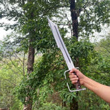 Long Viking Machete - Handmade Custom Survival Knife for Outdoor Adventures - FWOSI