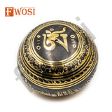 Tibetan Singing Bowl Set | Buddha Eye Carving Sound Bowl Mindfulness Bell | Antique Spiritual Yoga Meditation Bowl | Healing Bowl - FWOSI