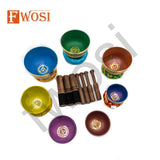 Tibetan Singing Bowls Set | Antique Mindfulness Bell Meditation Bowl Yoga Therapy | Healing Bowl | Sound Bowl | Self-Care Gift - FWOSI