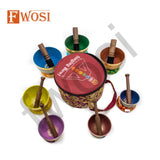 Tibetan Singing Bowls Set | Antique Mindfulness Bell Meditation Bowl Yoga Therapy | Healing Bowl | Sound Bowl | Self-Care Gift - FWOSI